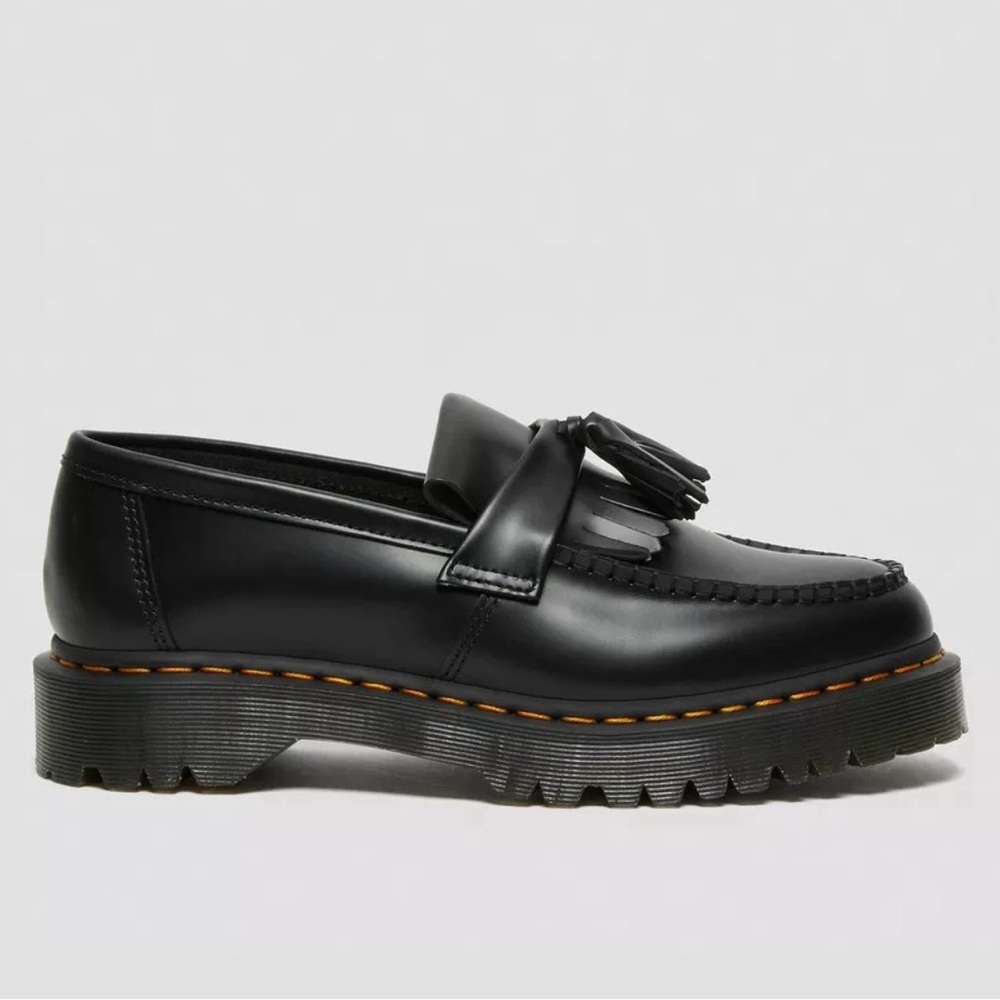 DR. MARTEN’S ADRIAN BEX SMOOTH LEATHER TASSEL LOAFERS - Picture 2 of 3